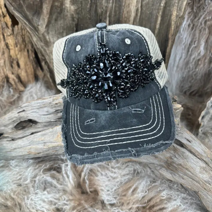 Crystal Trucker Caps